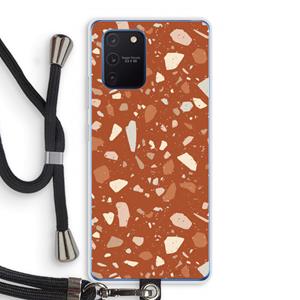 CaseCompany Terrazzo N°22: Samsung Galaxy Note 10 Lite Transparant Hoesje met koord