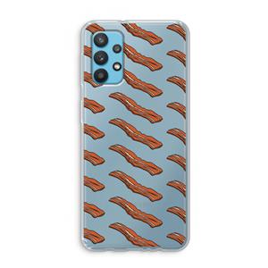 CaseCompany Bacon to my eggs #2: Samsung Galaxy A32 4G Transparant Hoesje