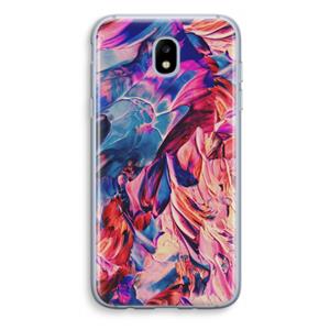 CaseCompany Pink Orchard: Samsung Galaxy J5 (2017) Transparant Hoesje