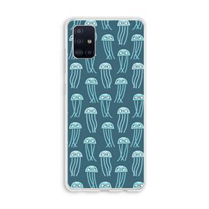 CaseCompany Kwallie: Galaxy A51 4G Transparant Hoesje