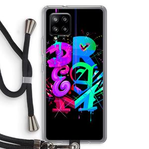 CaseCompany Dream: Samsung Galaxy A42 5G Transparant Hoesje met koord