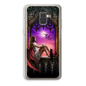 CaseCompany Kinderen van de nacht: Samsung Galaxy A8 (2018) Transparant Hoesje