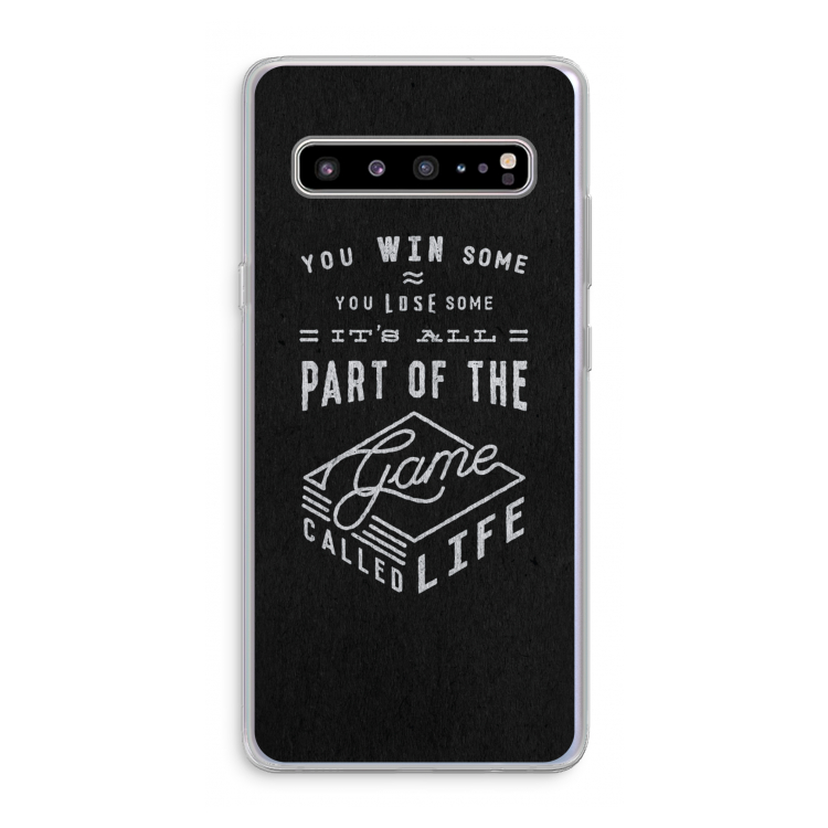 CaseCompany Life: Samsung Galaxy S10 5G Transparant Hoesje