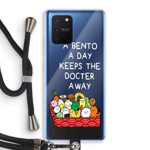CaseCompany Bento a day: Samsung Galaxy Note 10 Lite Transparant Hoesje met koord