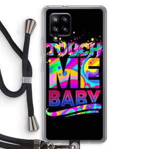 CaseCompany Touch Me: Samsung Galaxy A42 5G Transparant Hoesje met koord