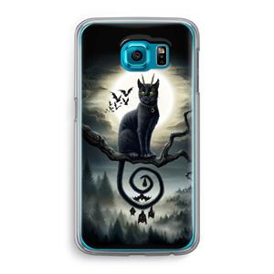 CaseCompany Moonlight Companions: Samsung Galaxy S6 Transparant Hoesje