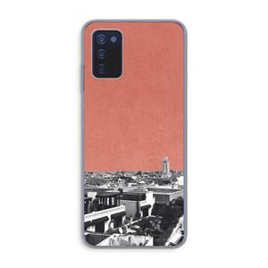CaseCompany Marrakech Skyline : Samsung Galaxy A03s Transparant Hoesje