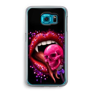 CaseCompany Dodelijk zoet: Samsung Galaxy S6 Transparant Hoesje
