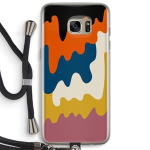 CaseCompany Baar A: Samsung Galaxy S7 Edge Transparant Hoesje met koord