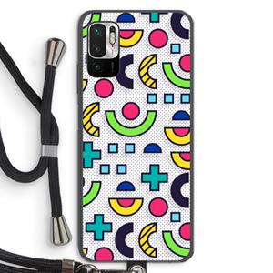 CaseCompany 8-bit N°6: Xiaomi Redmi Note 10 5G Transparant Hoesje met koord