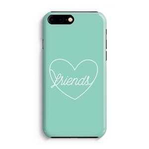 CaseCompany Friends heart pastel: iPhone 8 Plus Volledig Geprint Hoesje