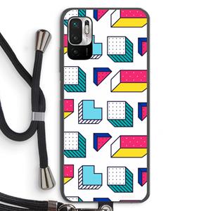 CaseCompany 8-bit N°7: Xiaomi Redmi Note 10 5G Transparant Hoesje met koord