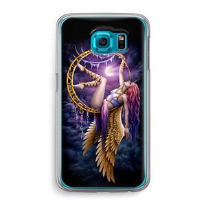 CaseCompany Aerial Angel: Samsung Galaxy S6 Transparant Hoesje