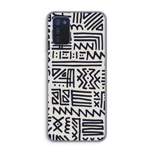 CaseCompany Marrakech print: Samsung Galaxy A03s Transparant Hoesje