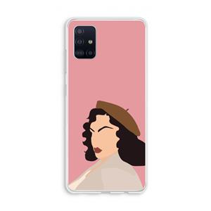 CaseCompany Confidence: Galaxy A51 4G Transparant Hoesje
