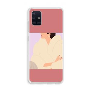 CaseCompany Cosy: Galaxy A51 4G Transparant Hoesje