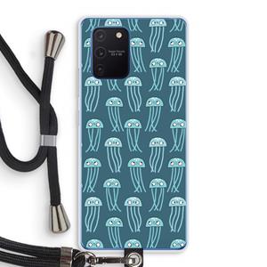 CaseCompany Kwallie: Samsung Galaxy Note 10 Lite Transparant Hoesje met koord