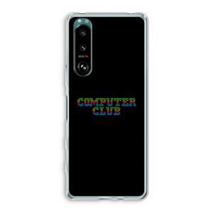 CaseCompany Retro: Sony Xperia 5 III Transparant Hoesje