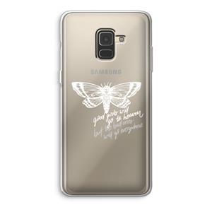 CaseCompany Good or bad: Samsung Galaxy A8 (2018) Transparant Hoesje