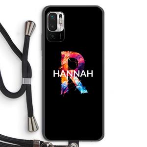 CaseCompany Abstract Spectrum: Xiaomi Redmi Note 10 5G Transparant Hoesje met koord