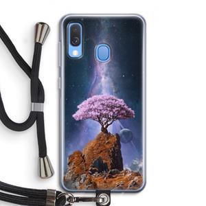 CaseCompany Ambition: Samsung Galaxy A40 Transparant Hoesje met koord
