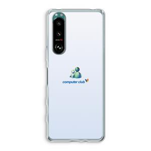 CaseCompany MSN: Sony Xperia 5 III Transparant Hoesje