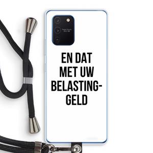 CaseCompany Belastinggeld: Samsung Galaxy Note 10 Lite Transparant Hoesje met koord