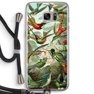 CaseCompany Haeckel Trochilidae: Samsung Galaxy S7 Edge Transparant Hoesje met koord
