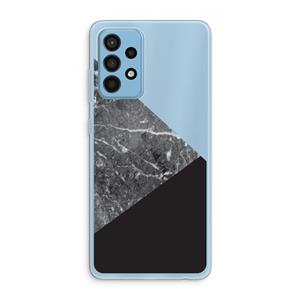 CaseCompany Combinatie marmer: Samsung Galaxy A52 Transparant Hoesje