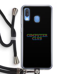 CaseCompany Retro: Samsung Galaxy A40 Transparant Hoesje met koord