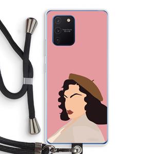 CaseCompany Confidence: Samsung Galaxy Note 10 Lite Transparant Hoesje met koord
