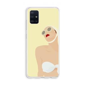 CaseCompany Summer: Galaxy A51 4G Transparant Hoesje