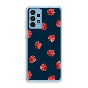 CaseCompany Framboosjes: Samsung Galaxy A52 Transparant Hoesje