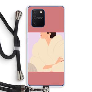 CaseCompany Cosy: Samsung Galaxy Note 10 Lite Transparant Hoesje met koord