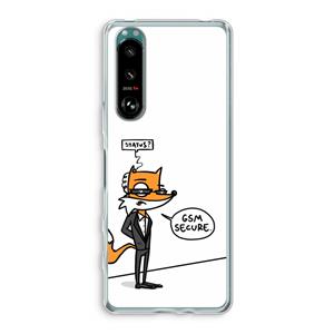 CaseCompany GSM secure: Sony Xperia 5 III Transparant Hoesje