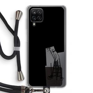 CaseCompany Musketon Painter: Samsung Galaxy A12 Transparant Hoesje met koord