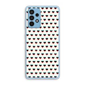 CaseCompany Hartjes: Samsung Galaxy A52 Transparant Hoesje