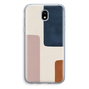 CaseCompany Geo #5: Samsung Galaxy J5 (2017) Transparant Hoesje