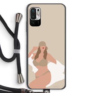 CaseCompany One of a kind: Xiaomi Redmi Note 10 5G Transparant Hoesje met koord