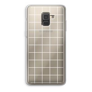 CaseCompany Rooster 2: Samsung Galaxy A8 (2018) Transparant Hoesje