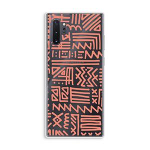 CaseCompany Marrakech Pink: Samsung Galaxy Note 10 Plus Transparant Hoesje
