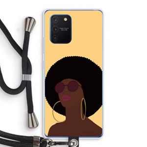 CaseCompany Golden hour: Samsung Galaxy Note 10 Lite Transparant Hoesje met koord