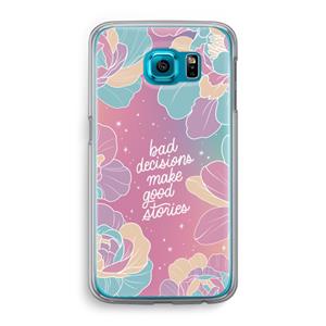 CaseCompany Good stories: Samsung Galaxy S6 Transparant Hoesje
