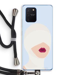 CaseCompany Incognito: Samsung Galaxy Note 10 Lite Transparant Hoesje met koord