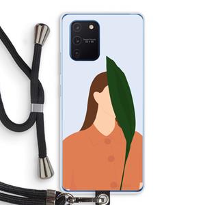 CaseCompany Leaf: Samsung Galaxy Note 10 Lite Transparant Hoesje met koord