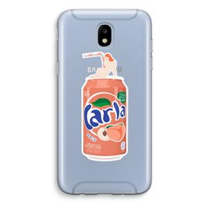 CaseCompany S(peach)less: Samsung Galaxy J5 (2017) Transparant Hoesje