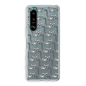 CaseCompany Makis: Sony Xperia 5 III Transparant Hoesje