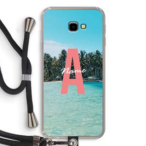 CaseCompany Pacific Dream: Samsung Galaxy J4 Plus Transparant Hoesje met koord