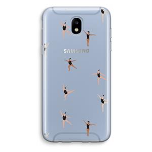 CaseCompany Dancing #1: Samsung Galaxy J5 (2017) Transparant Hoesje