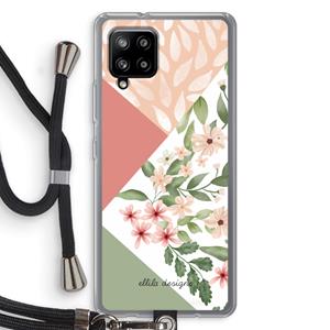 CaseCompany Sweet heaven geometrics: Samsung Galaxy A42 5G Transparant Hoesje met koord